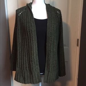 American Eagle Knit Open Cardigan